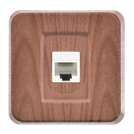 Misya Ceviz Tekli Data Prizi (RJ45 Cat6) - Günsan - 01052000-100169