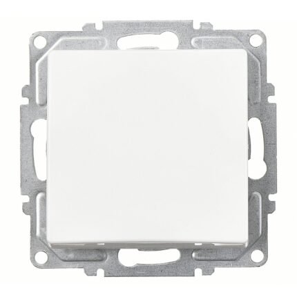 Visage Anahtar Beyaz Vidalı Anahtar - 10AX 250V - Günsan - 01281100-150101