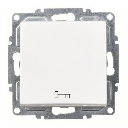 Visage Beyaz Klipsli Kapı Otomatiği - 10AX 250V - Günsan - 01281100-250110