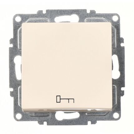 Visage Krem Klipsli Kapı Otomatiği - 10AX 250V - Günsan - 01281200-250110