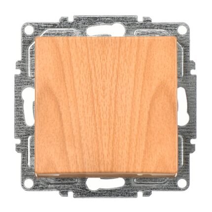 Visage Anahtar Akçaağaç Vidalı Anahtar - 10AX 250V - Günsan - 01282300-150101