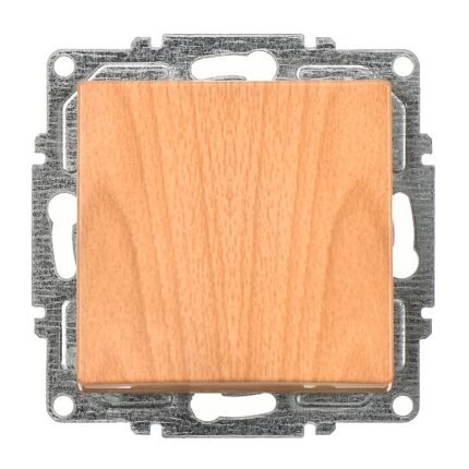 Visage Anahtar Akçaağaç Klipsli Anahtar - 10AX 250V - Günsan - 01282300-250101