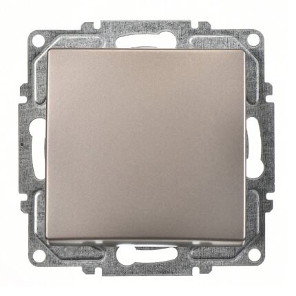 Visage Anahtar Mocha Vidalı Anahtar - 10AX 250V - Günsan - 01283500-150101