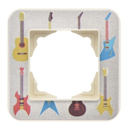 Radius Krem & Guitar Tekli Çerçeve - Günsan - 01381200-802140