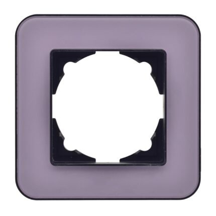 Radius Metalik Siyah & Pastel Violet Tekli Çerçeve - Günsan - 01383400-602140
