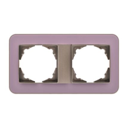 Radius Mocha & Dusty Rose İkili Çerçeve - Günsan - 01383500-609141