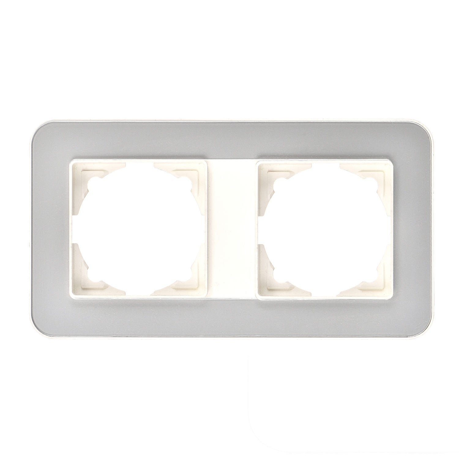 01389300-607141.jpg Radius Fildişi Beyazı & Pearl Silver İkili Çerçeve - Günsan - 01389300-607141 - Görsel 1
