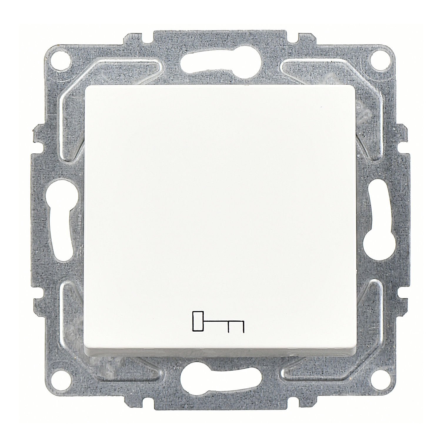 01401100-150110.jpg Eqona Beyaz Vidalı Kapı Otomatiği 10AX 250V - Günsan - 01401100-150110 - Görsel 1