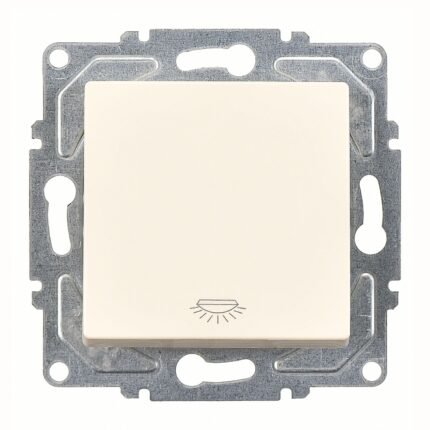Eqona Krem Vidalı Liht Anahtar 10AX 250V - Günsan - 01401200-150105