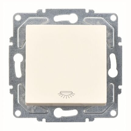 Eqona Krem Klipsli Liht Anahtar 10AX 250V - Günsan - 01401200-250105