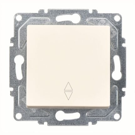 Eqona Krem Vidalı Vavien Anahtar - 10AX 250V - Günsan - 01401200-150107