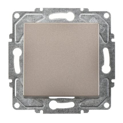 Eqona Mocha Vidalı Anahtar - 10AX 250V - Günsan - 01403500-150101