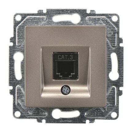 Eqona Mocha Nümeris Telefon Prizi (Cat3) - Günsan - 01403500-157120