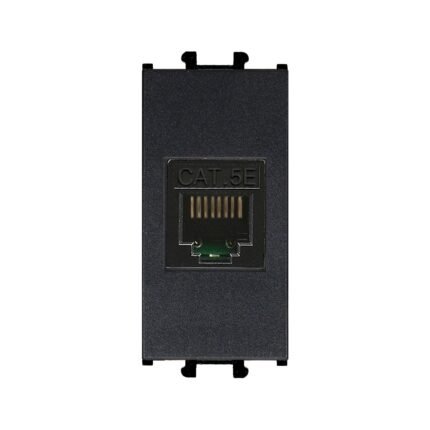 Domino Siyah Data Prizi (RJ45 Cat5E) - 1M - Günsan - 01431410-157130