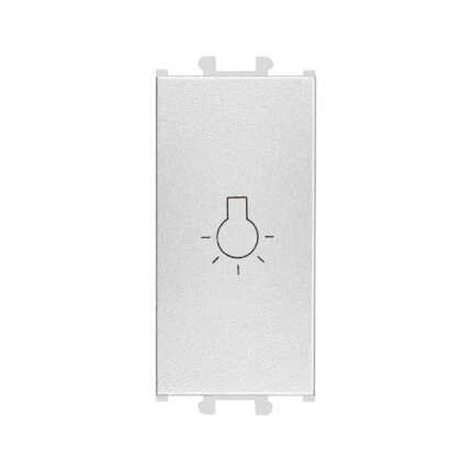 Domino Gümüş Vidalı Liht Anahtar - 1M - 16AX 250V - Günsan - 01431501-165105