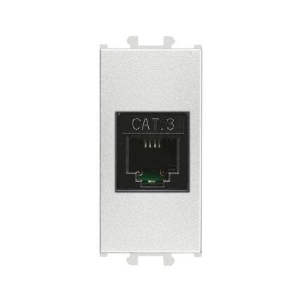 Domino Gümüş Telefon Prizi (Cat3) 1M - Günsan - 01431510-157120