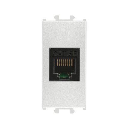 Domino Gümüş Data Prizi (RJ45 Cat5E) - 1M - Günsan - 01431510-157130