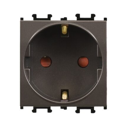 Domino Mocha Çocuk Korumalı Topraklı Priz - 2M - 16AX 250V - Günsan - 01433510-152116