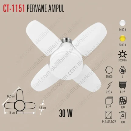 Cata CT-1151 30 W LED Aydınlatma Ürünü