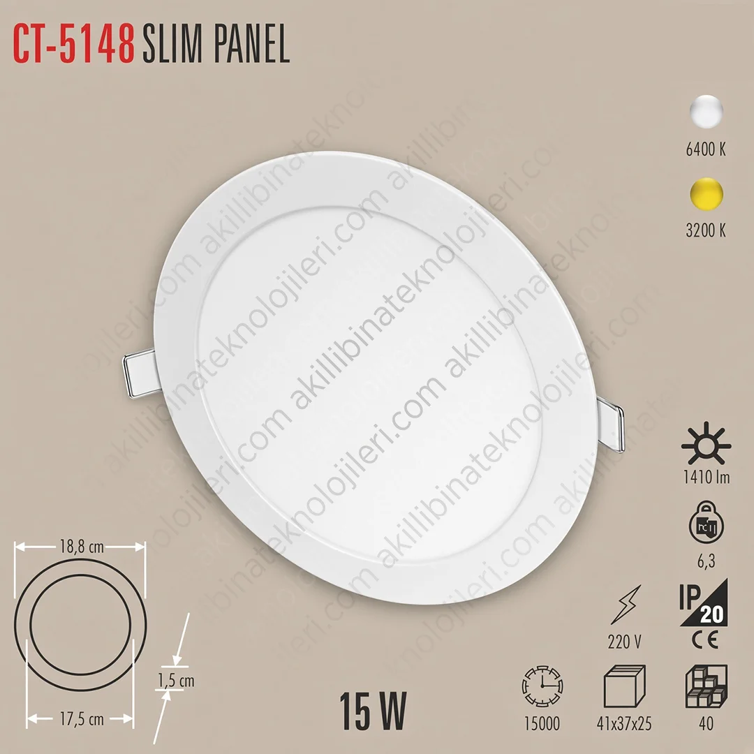 CT-5148 Cata CT-5148 15W LED Aydınlatma CT-5148 - Görsel 1