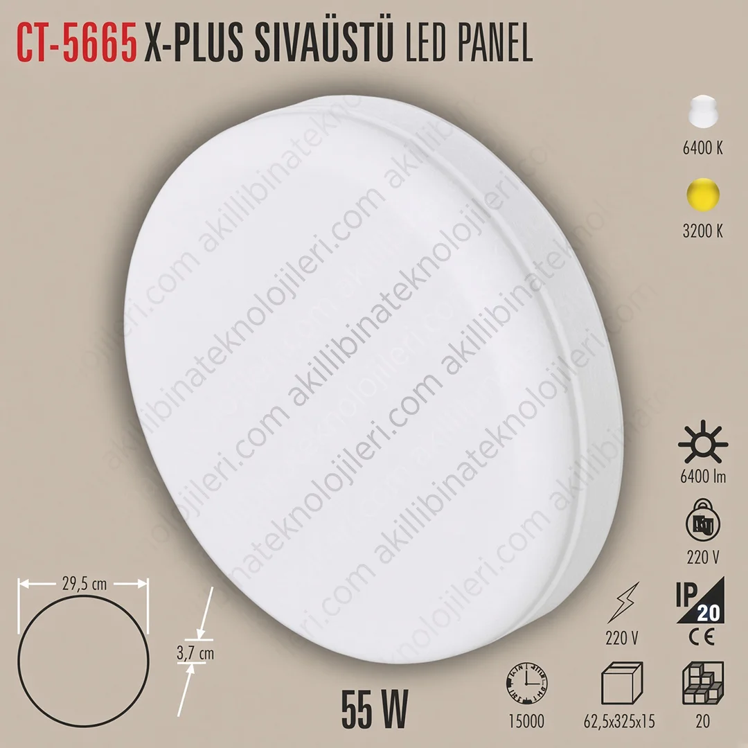 CT-5665 Cata CT-5665 55W LED Armatür CT-5665 - Görsel 1