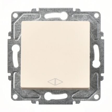 Eqona Krem Vidalı Permütatör Ara Vavien Anahtar - 10AX 250V - Günsan - 01401200-150135
