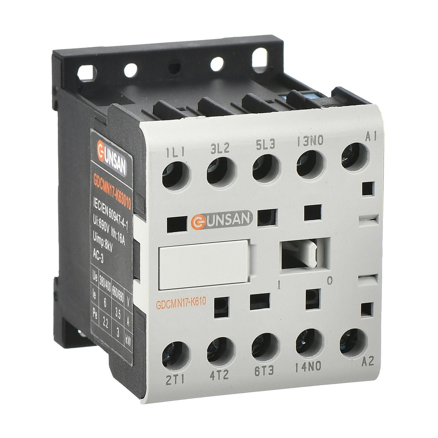 gdcmn17k63001m7.jpg Valta Mini Kontaktör 6A 1NC 220/230V 50/60Hz - Günsan - GDCMN17K63001M7 - Görsel 1