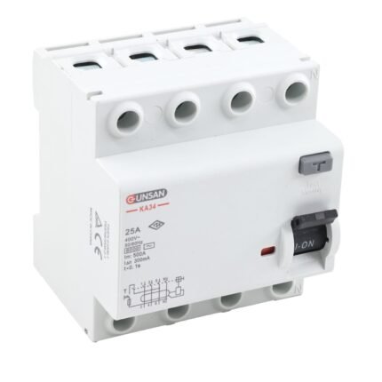 Valta AC Tip Kaçak Akım Koruma Anahtarı 4P 6kA 300mA 25A Dört Kutuplu - Günsan - KA34-25300