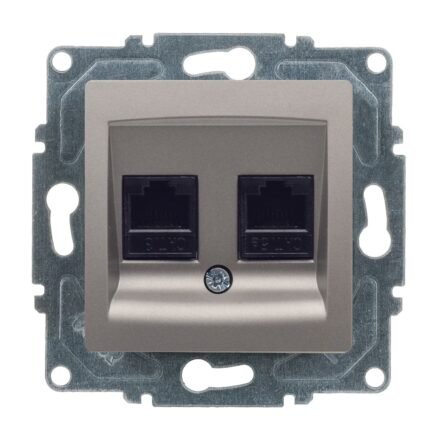 Visage Data + Nümeris Telefon Prizi (RJ45 Cat5E + Cat3) - Günsan - 01283500-157132