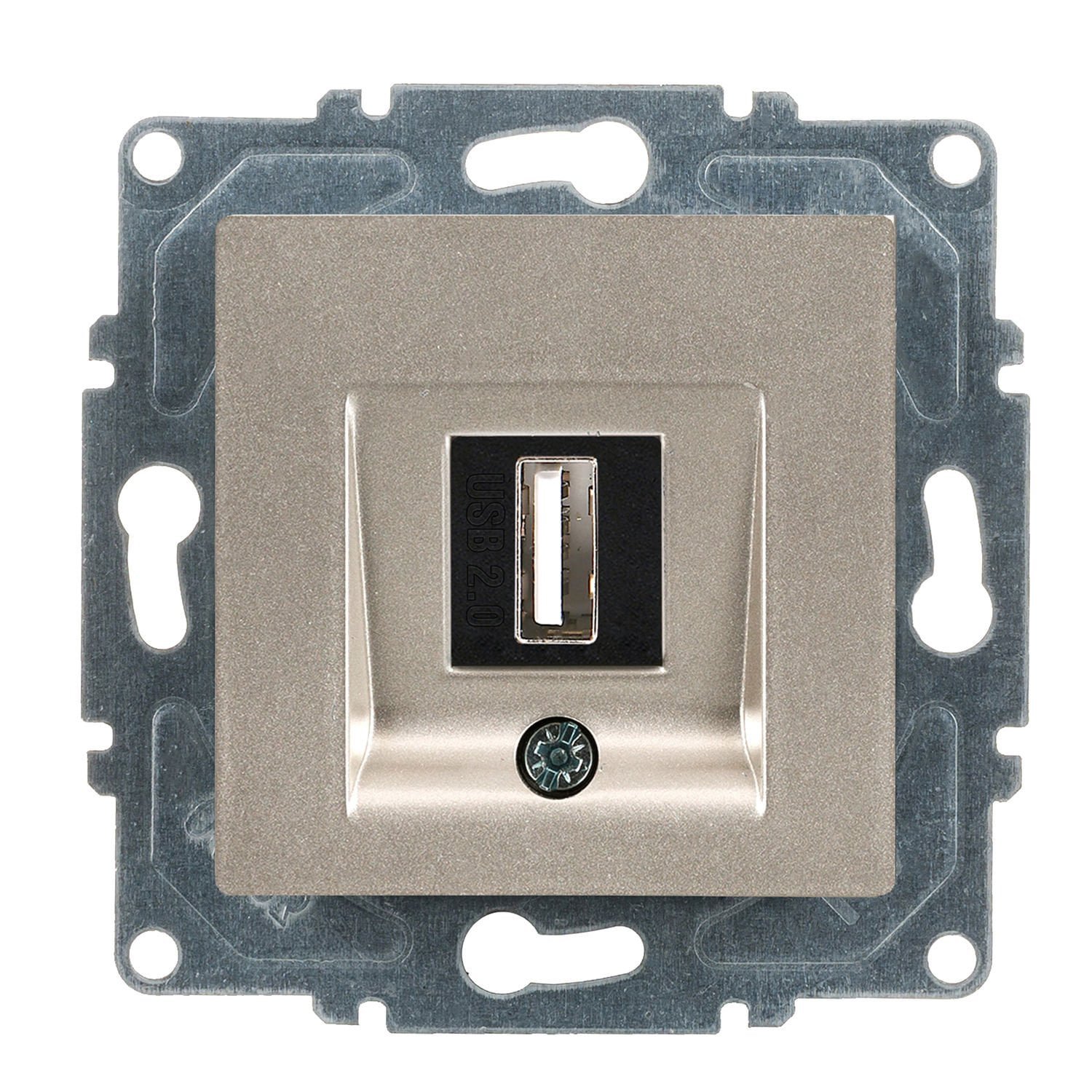 mekanizma-olacak-01402500-157351.jpg Eqona Metalik Bej Vidalı USB Data Prizi - Günsan - 01402500-157351 - Görsel 1