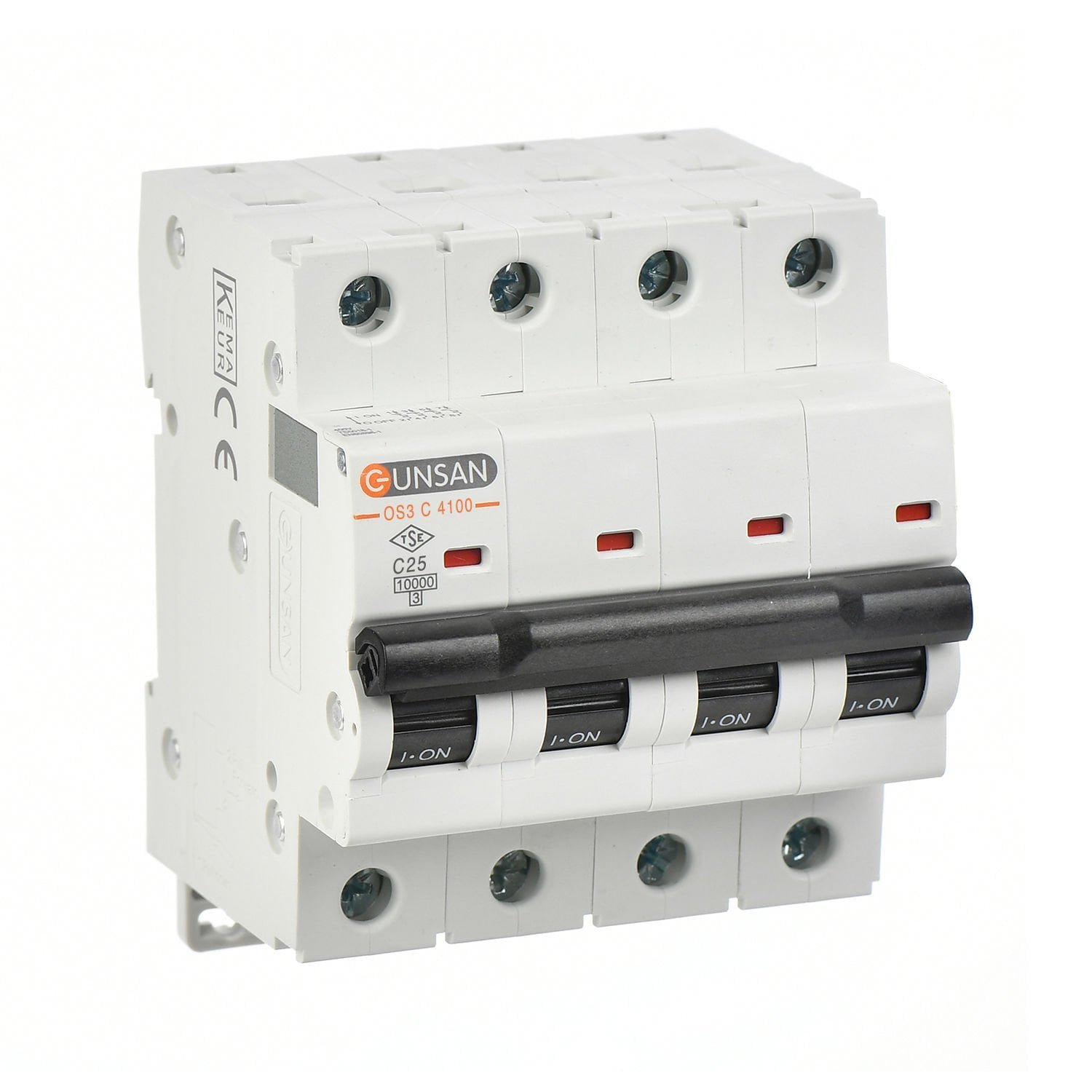 os3c4100-25.jpg Valta Otomatik Sigorta 10kA C Tip 4P 25A - Günsan - OS3C4100-25 - Görsel 1