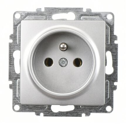 Visage Gümüş UPS Priz - 16A 250V - Klipsli - Günsan - 01281500-253118