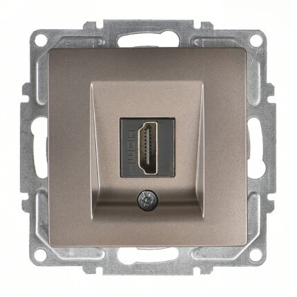 Visage Mocha Vidalı HDMI Prizi - Günsan - 01283500-157350