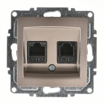 Visage Data + Nümeris Telefon Prizi (RJ45 Cat6 + Cat3) - Günsan - 01283500-157171